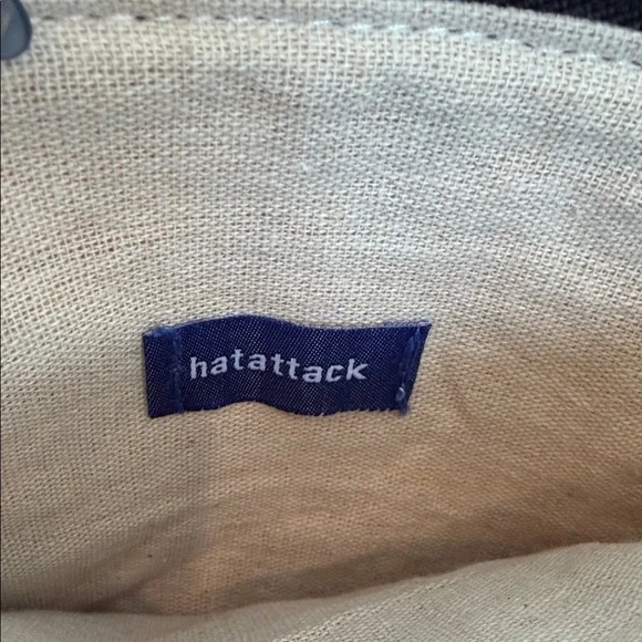 Hat Attack Black and Tan Woven Crossbody Bag - Picture 2 of 9